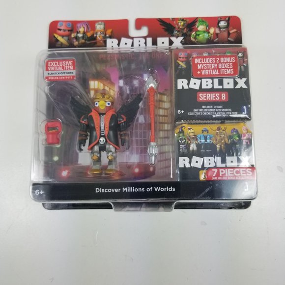 ROBLOX: PEZSMISTIC, THE DREAD TALON ACTION FIGURE! NEW! (SERIES 8) JAZWARES - Picture 12 of 12